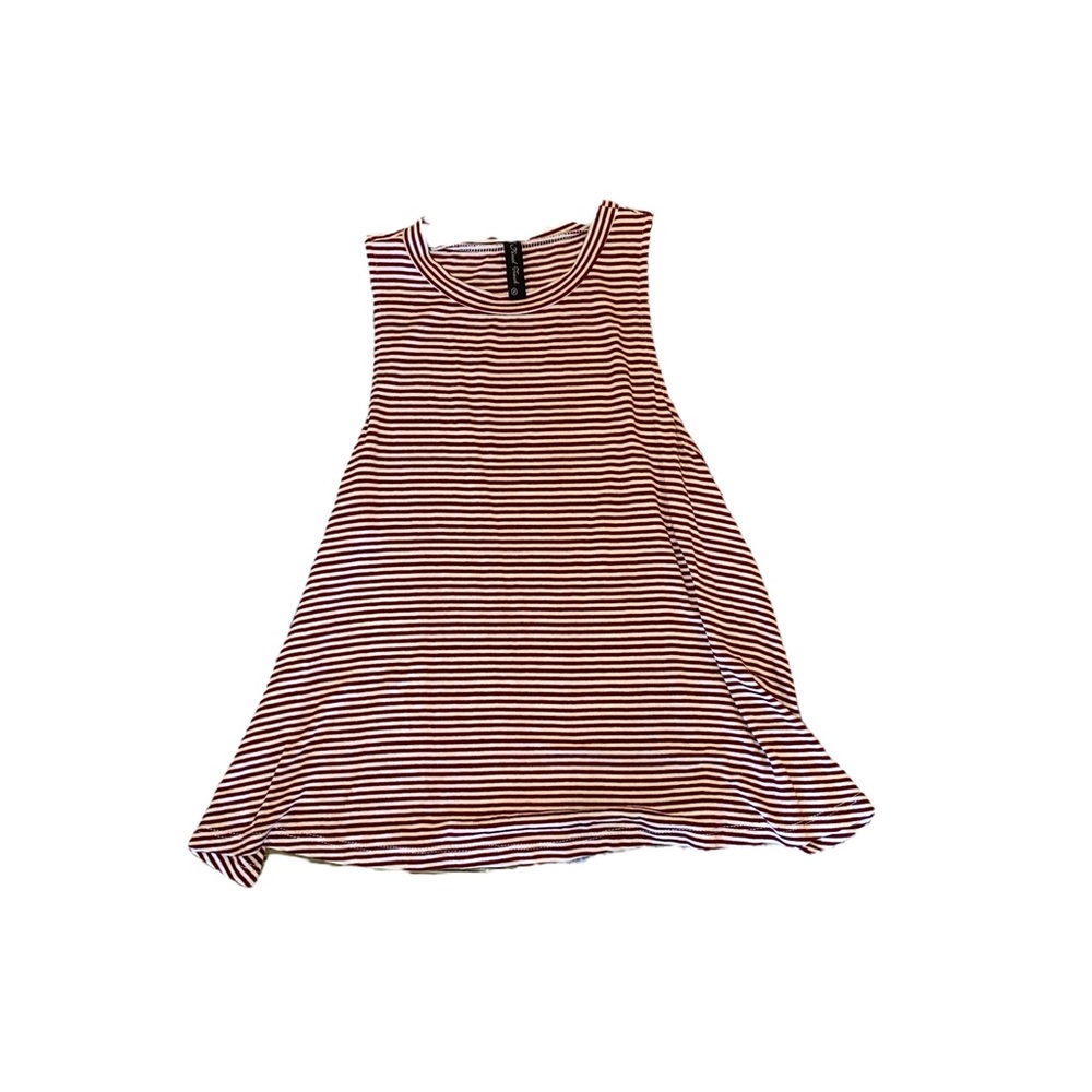 Red and White striped shirt